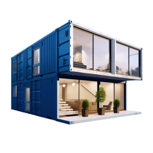 Prefab Shipping Container Home 2 Storey Building Modular Prefabricated House with Toilet and Pool for Dominican Republic