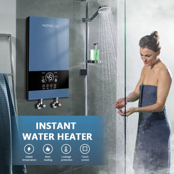 Hot Water Tankless Instantaneous Geysers Smart Instant Water Heater Electric Boiler Indoor 8500W for Hotel Shower - Imagen 2