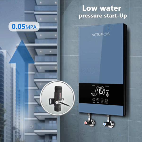 Hot Water Tankless Instantaneous Geysers Smart Instant Water Heater Electric Boiler Indoor 8500W for Hotel Shower - Imagen 4