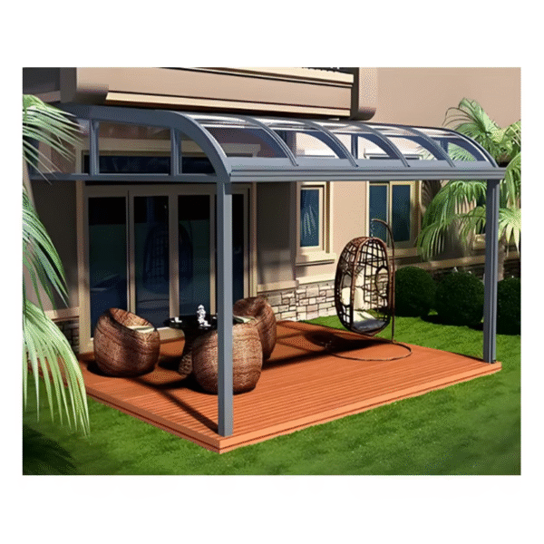 Outdoor Awnings Waterproof Modern Customized Patio Canopy Outdoor Polycarbonate Roofs Garden Cover Aluminum Roof Luxury - Imagen 6