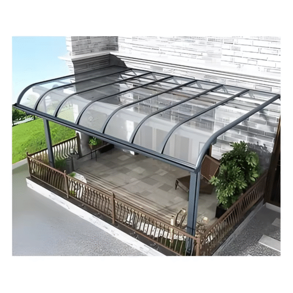 Outdoor Awnings Waterproof Modern Customized Patio Canopy Outdoor Polycarbonate Roofs Garden Cover Aluminum Roof Luxury