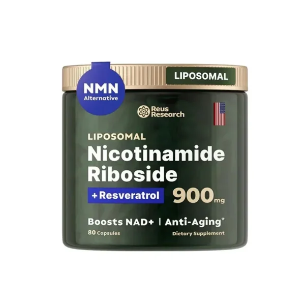 NAD + Booster 900 mg Suplemento antienvejecimiento con nicotinamida Riboside Resveratrol Envío gratis - Imagen 7