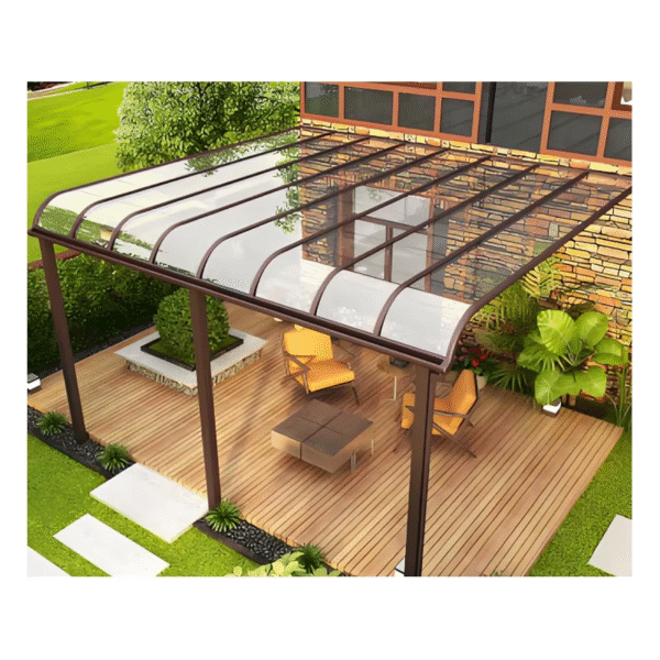 Outdoor Awnings Waterproof Modern Customized Patio Canopy Outdoor Polycarbonate Roofs Garden Cover Aluminum Roof Luxury - Imagen 4