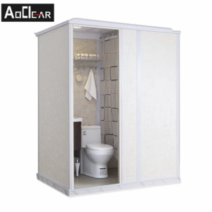 All in One Bathroom Units Container House Prefab Toilet Shower Bathroom Outdoor