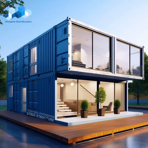 Prefab Shipping Container Home 2 Storey Building Modular Prefabricated House with Toilet and Pool for Dominican Republic - Imagen 4
