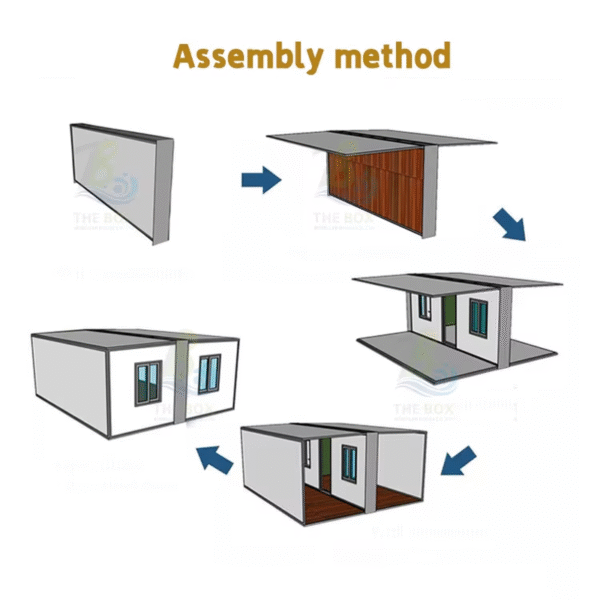 Mobile Home 2 Bedroom Portable Living Container House Australia 20Ft 40Ft Expandable Container House Tiny Home - Imagen 6