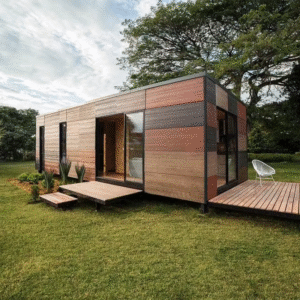 Factory Direct Supply Cheap 4 Bedroom Hurricane Proof Prefabricated Prefab Modular Container House for Villa