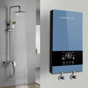 Hot Water Tankless Instantaneous Geysers Smart Instant Water Heater Electric Boiler Indoor 8500W for Hotel Shower