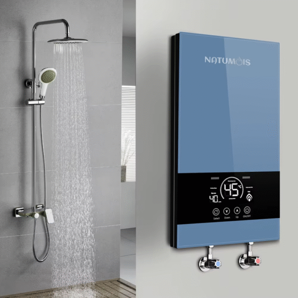 Hot Water Tankless Instantaneous Geysers Smart Instant Water Heater Electric Boiler Indoor 8500W for Hotel Shower