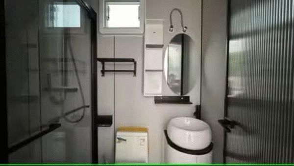 2 Storey Portable Expandable Prefab House Tiny Homes to Live in for Adults Mini Foldable Container House Mobile Home Modular Homes Mini Live Houses Double Floors Prefab Space - Imagen 7
