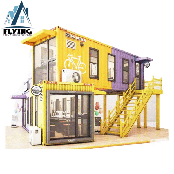 Office Home Villa Hotel Shop 20Ft 40Ft Prefab Portable Customized Steel Double Two-Story Tailor-Made Luxury Container House - Imagen 4
