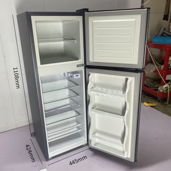 D Best-Selling 156L Liter Two-Door Refrigerator for Home Use with Cold Storage and Fresh-Keeping Functions Freezer - Imagen 3