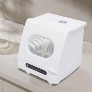 Portable Countertop Dishwasher, 5 Wash Programscountertop Dishwasher,1200 Watt Mini Countertop Dishwasher Tank Leak Proof Drying