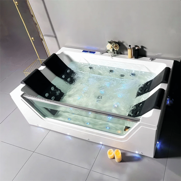Jacuzzis Indoor Spa Whirlpool Bathtub Massage Bathtub Bath Tub Person Tub Acrylic 2 CE Bathroom Modern Colorful Light 10 Sets - Imagen 3