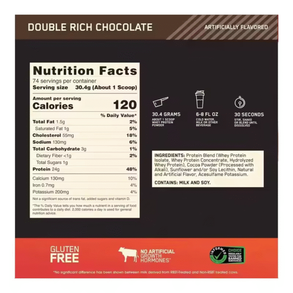 1 box of 10 Protein of 500 grams (1.1 lb) Whey Protein Protein. Powder for Muscul Masses Optimum Nutrition Iso 22000 Gmp Whey Proteins - Imagen 2